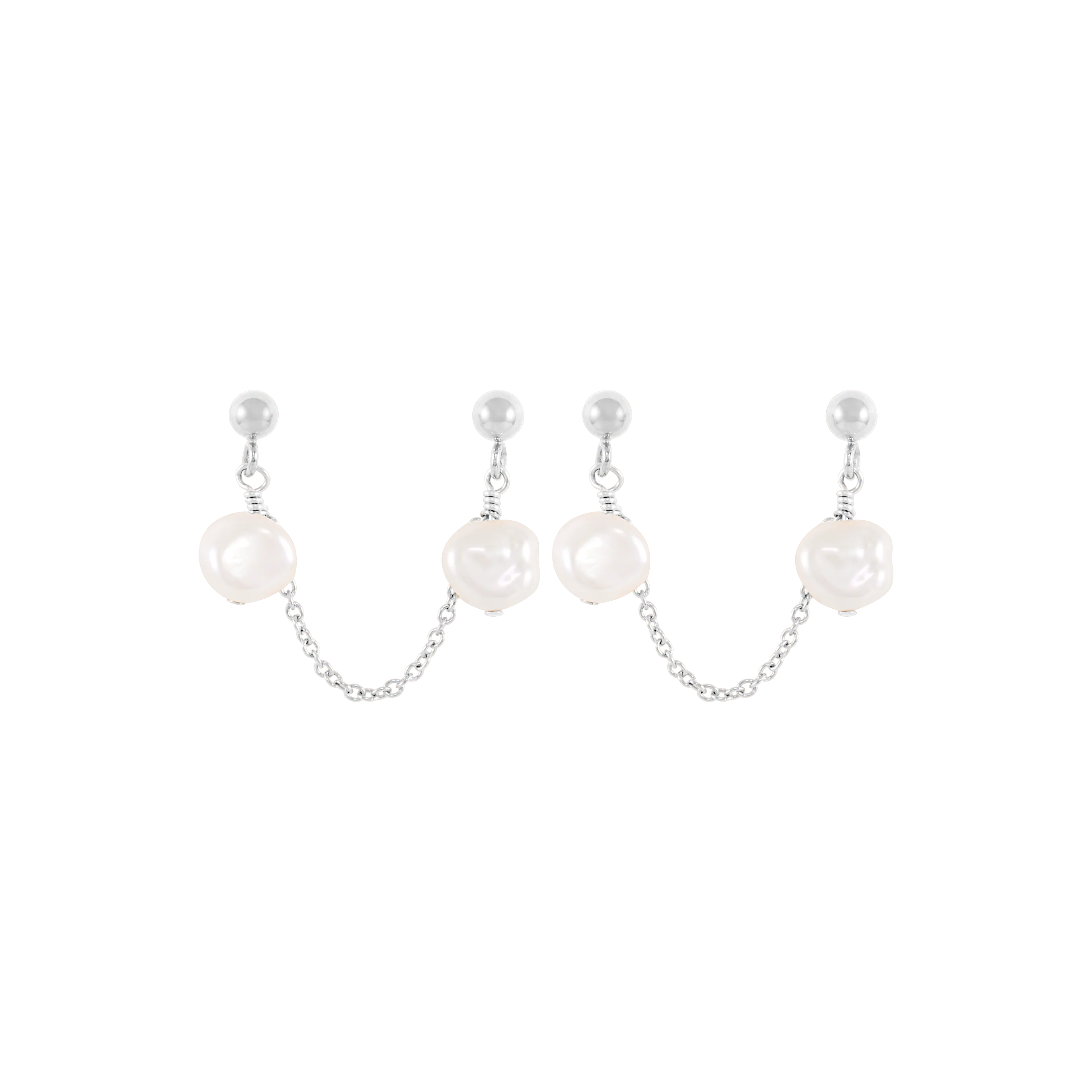 Angelica Earrings - Silver