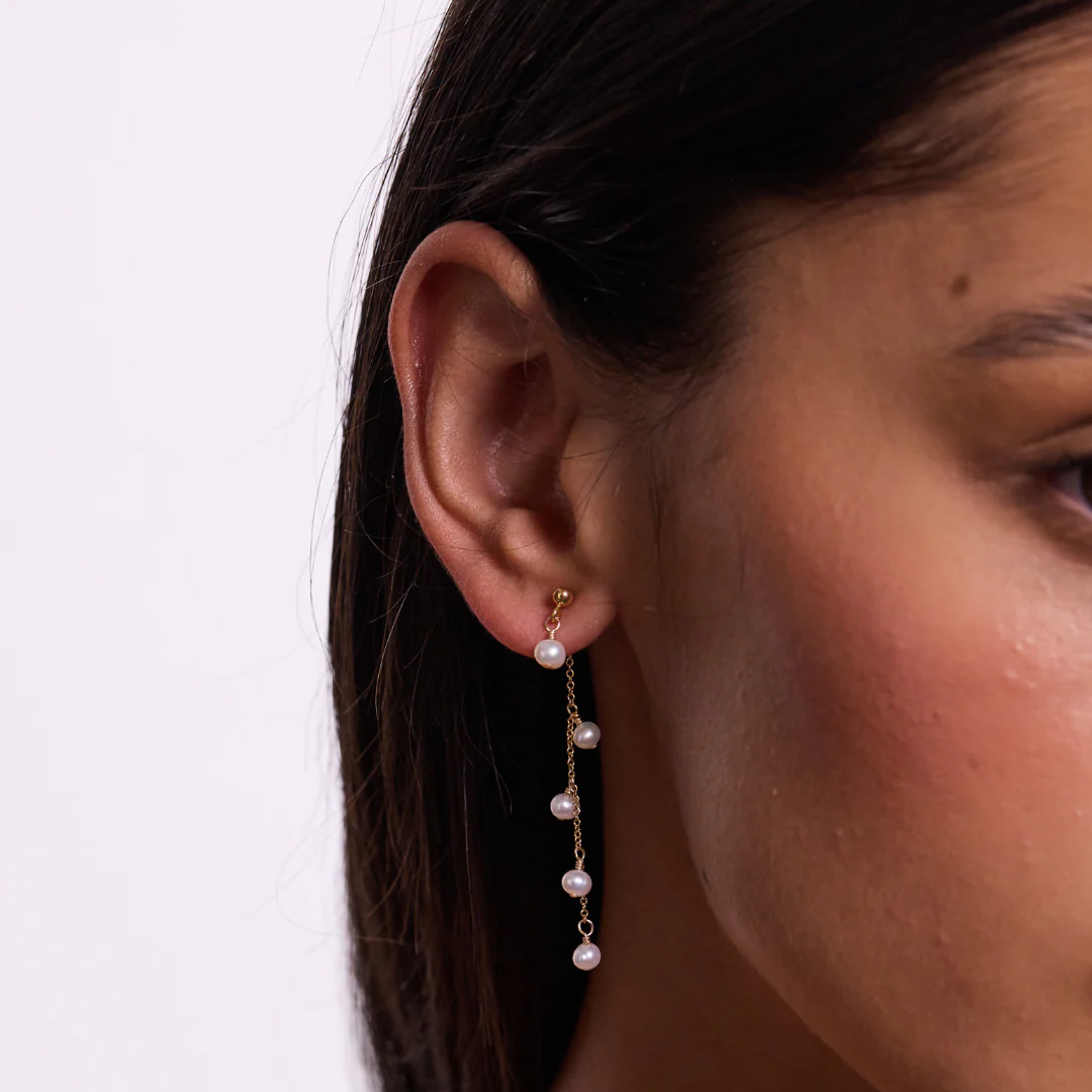 Aubrey Earrings - Gold - Image 2