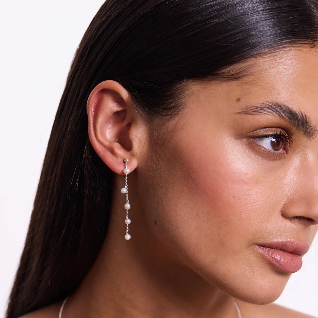 Aubrey Earrings - Silver - Image 2