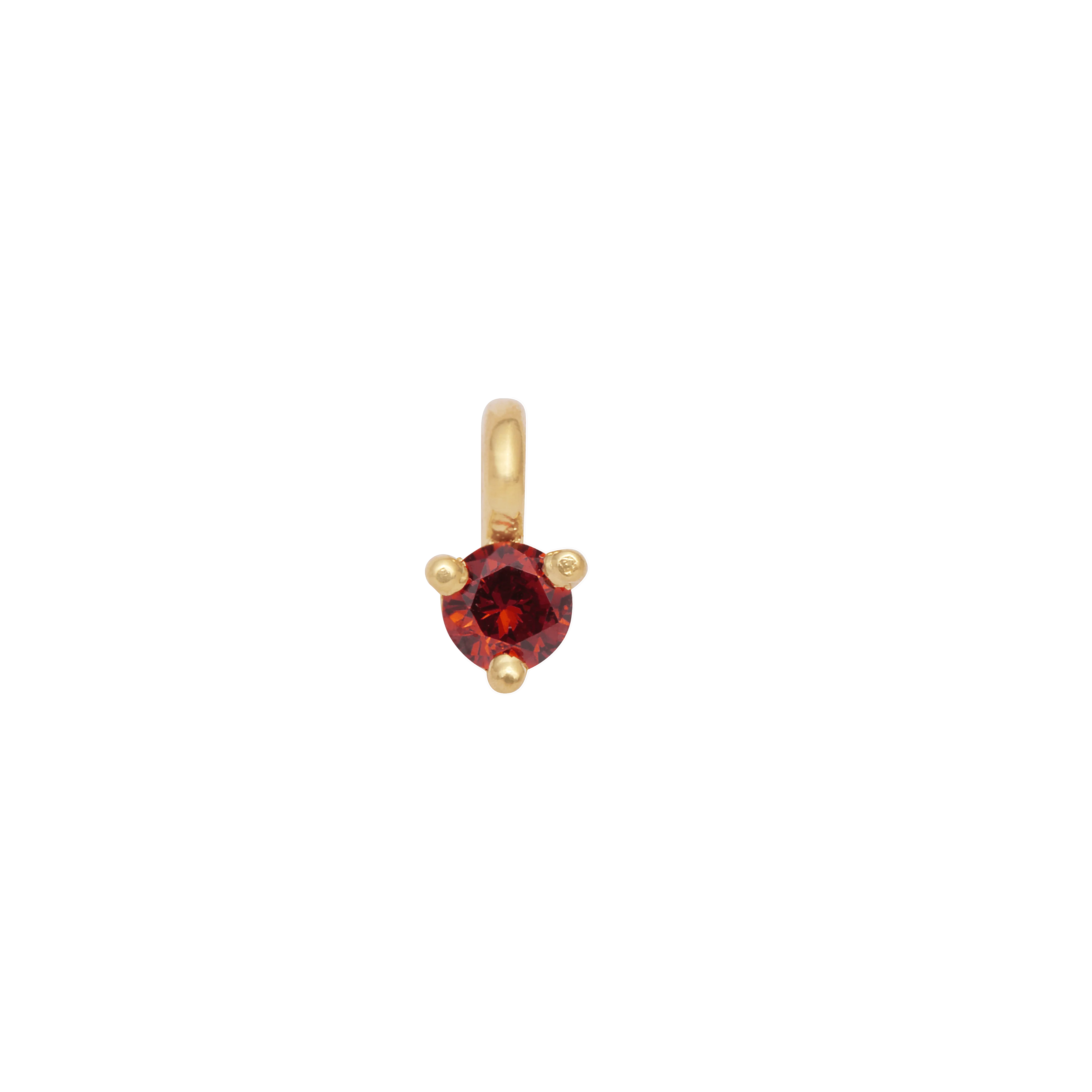 Birthstone Hanging Charm - Gold
