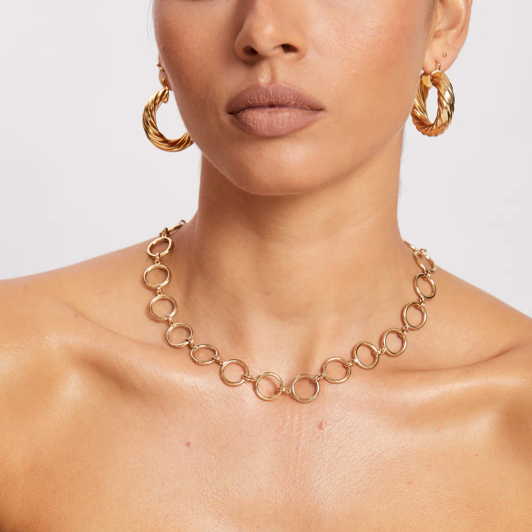 Camelia Necklace - Gold - Image 2