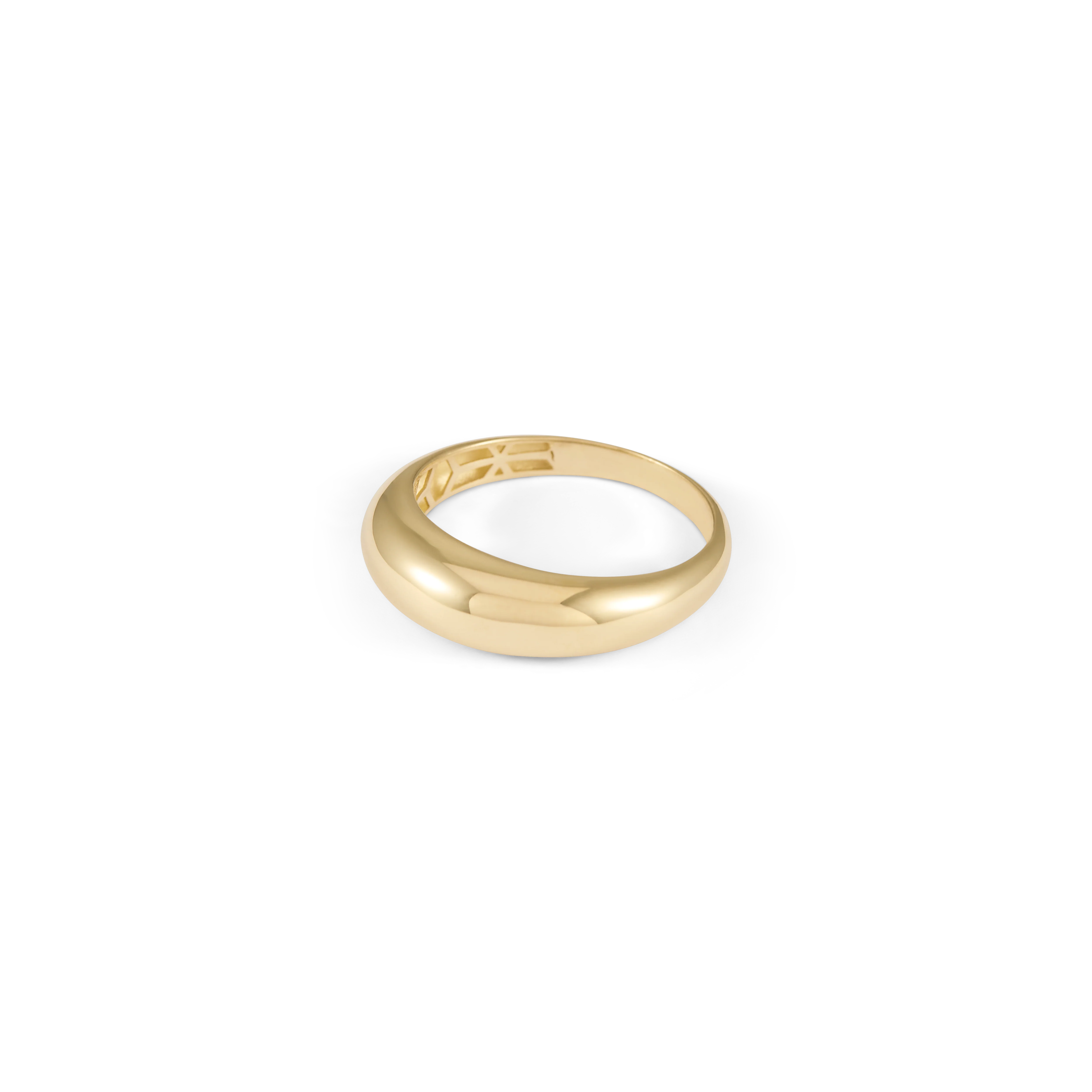 Fine Dome Ring - Solid Gold - Image 2