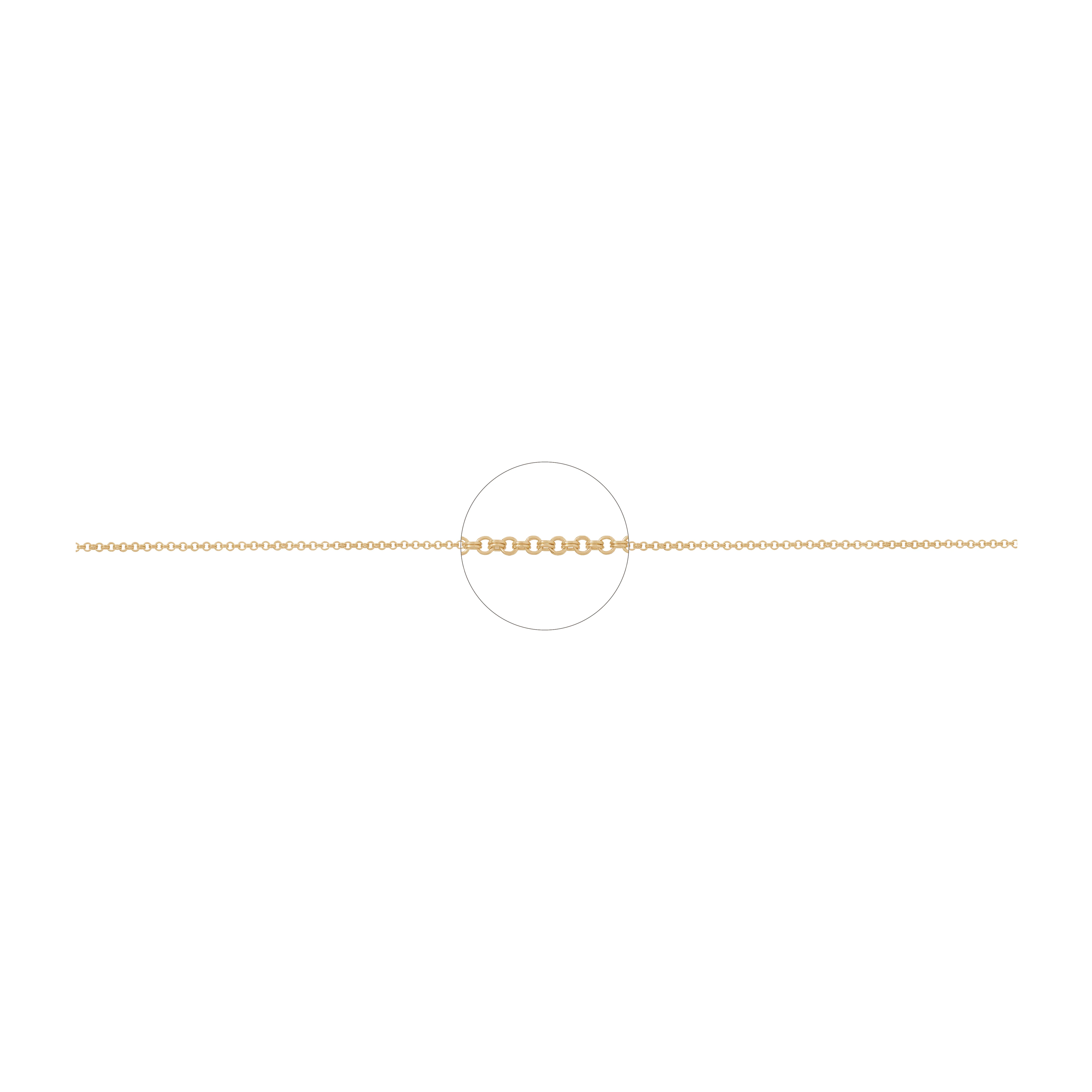 Fine Double Link Chain - Gold