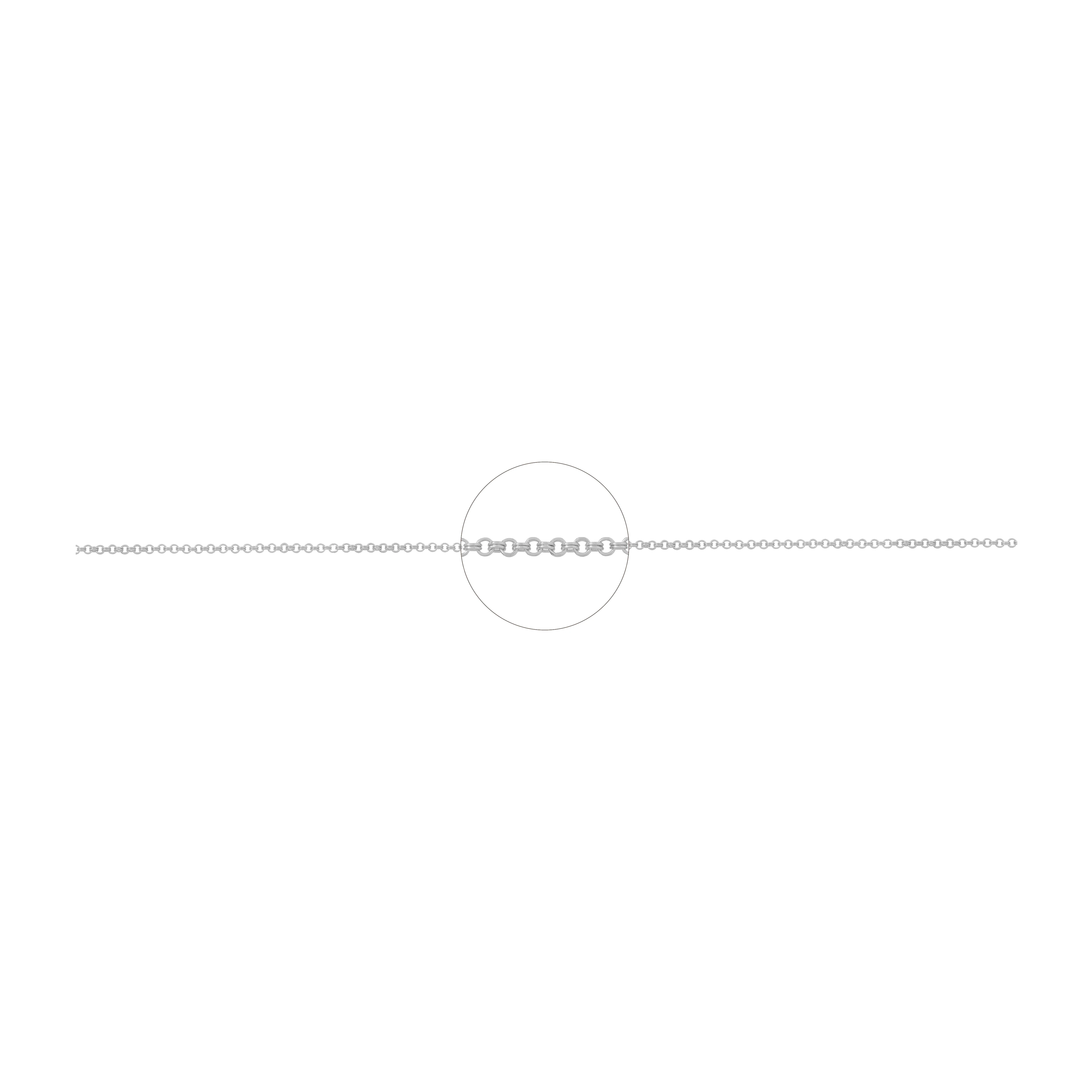 Fine Double Link Chain - Silver