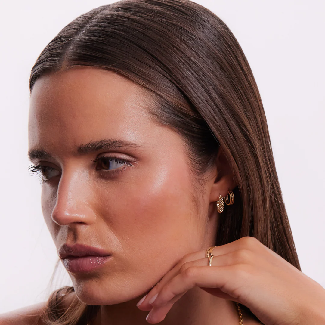 Gia Earrings - Gold - Image 2