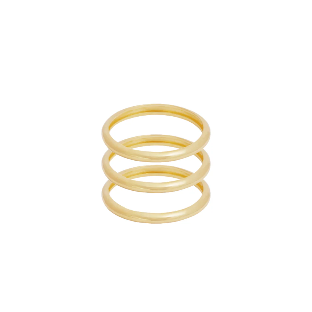 Halo Ring Bundle - Gold