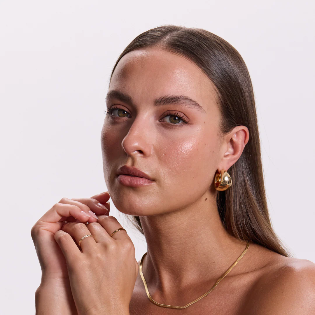 Hunter Earrings - Gold - Image 2