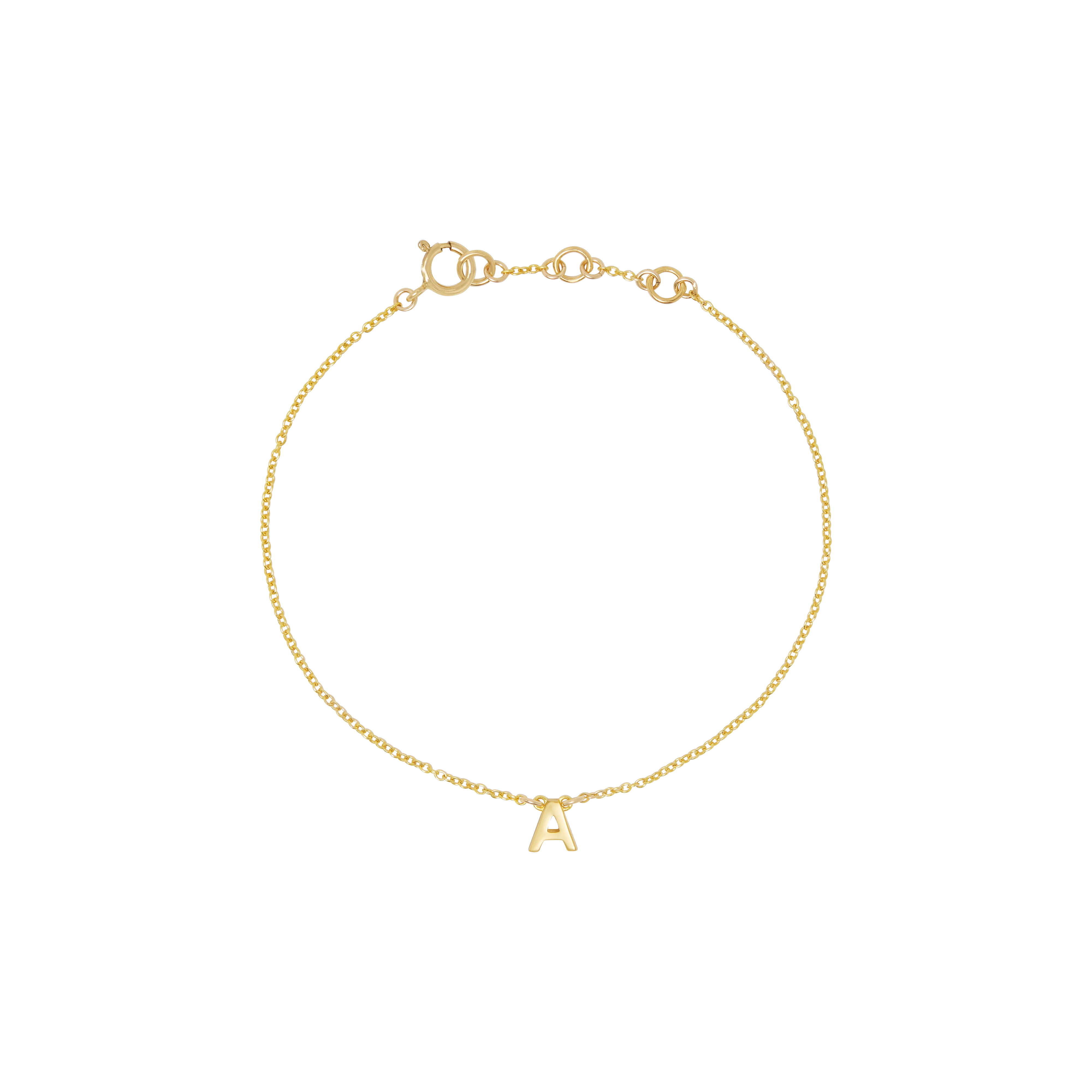 Initial Bracelet - Gold