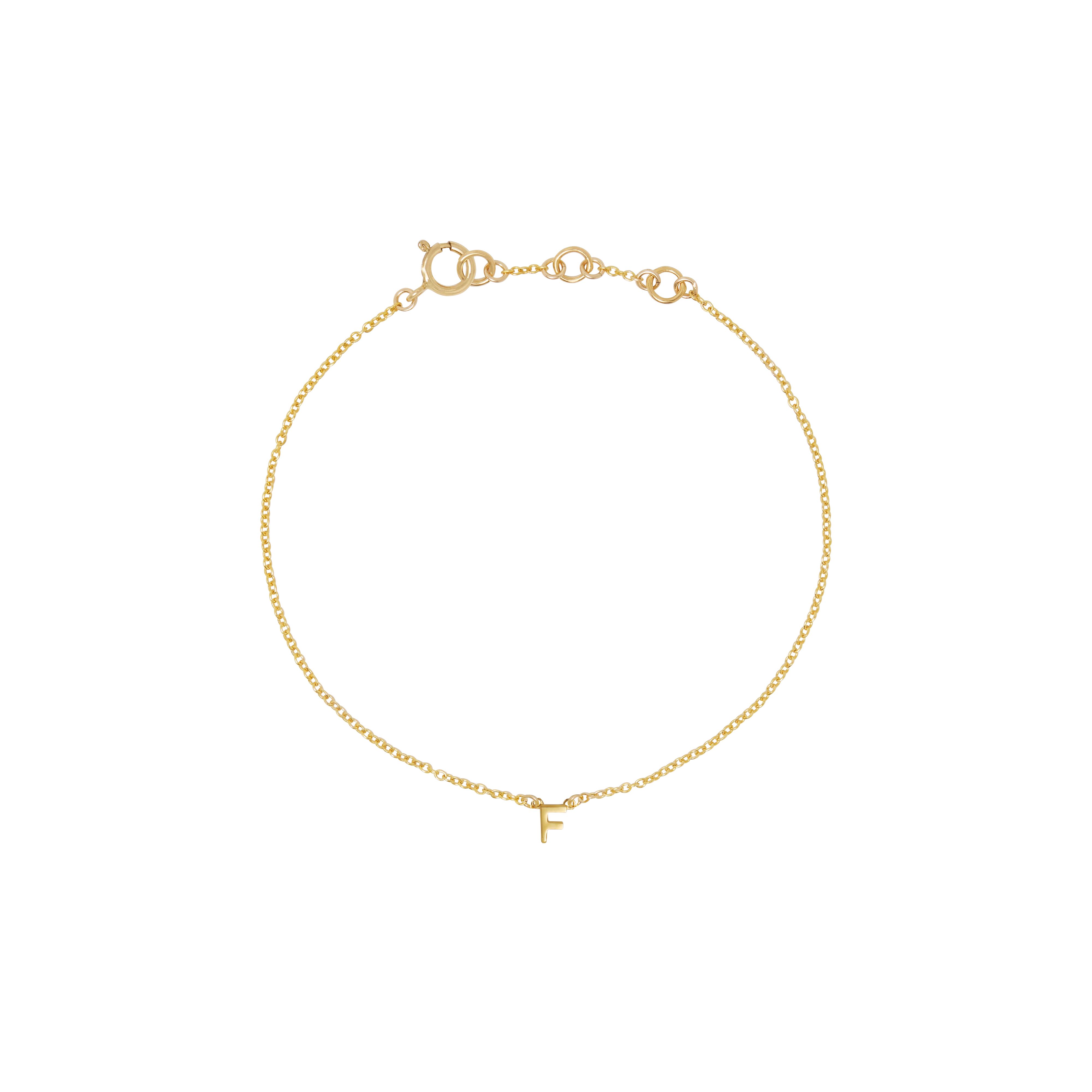 Initial Bracelet - Gold - Image 6