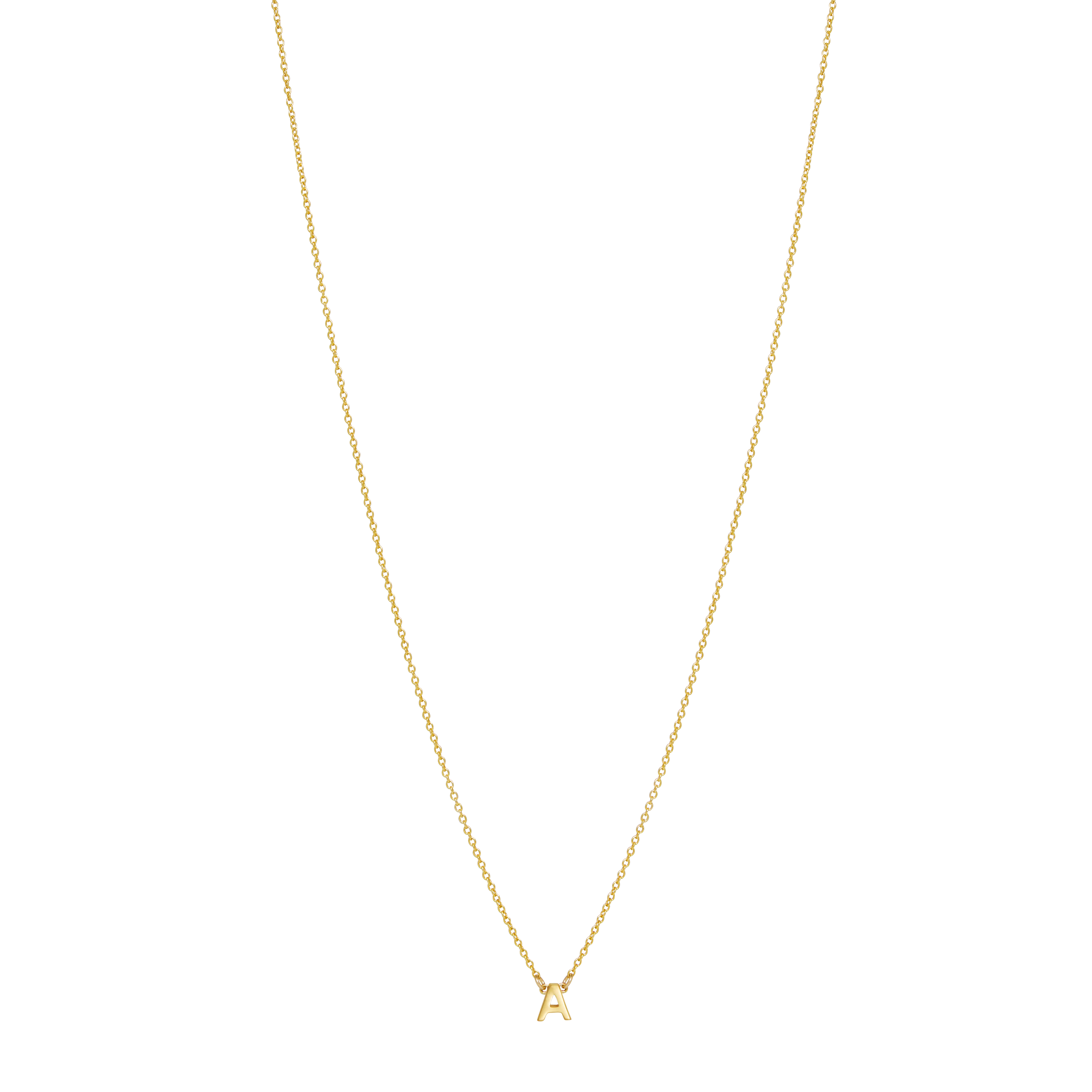 Initial Necklace - Gold
