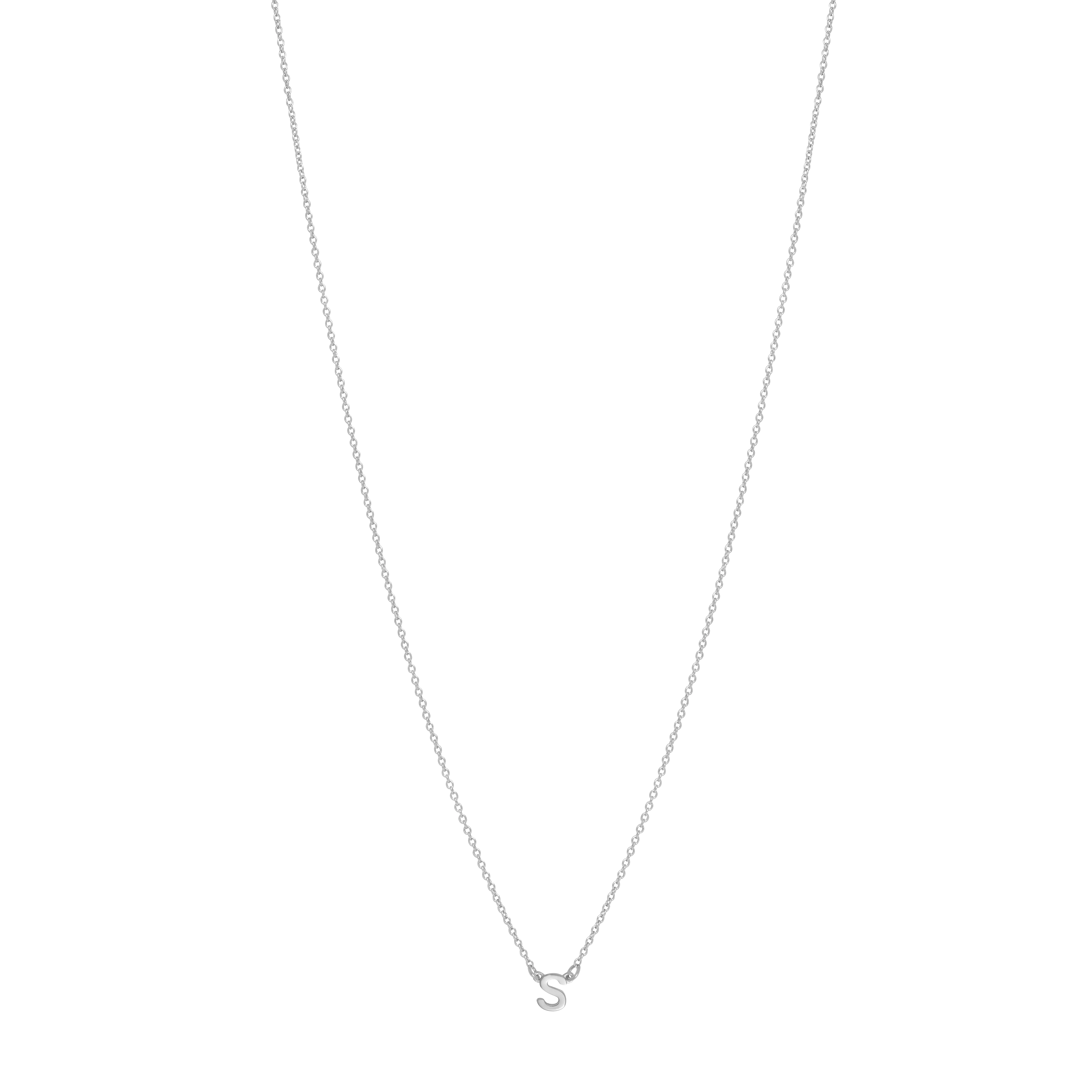 Initial Necklace - Silver - Image 19