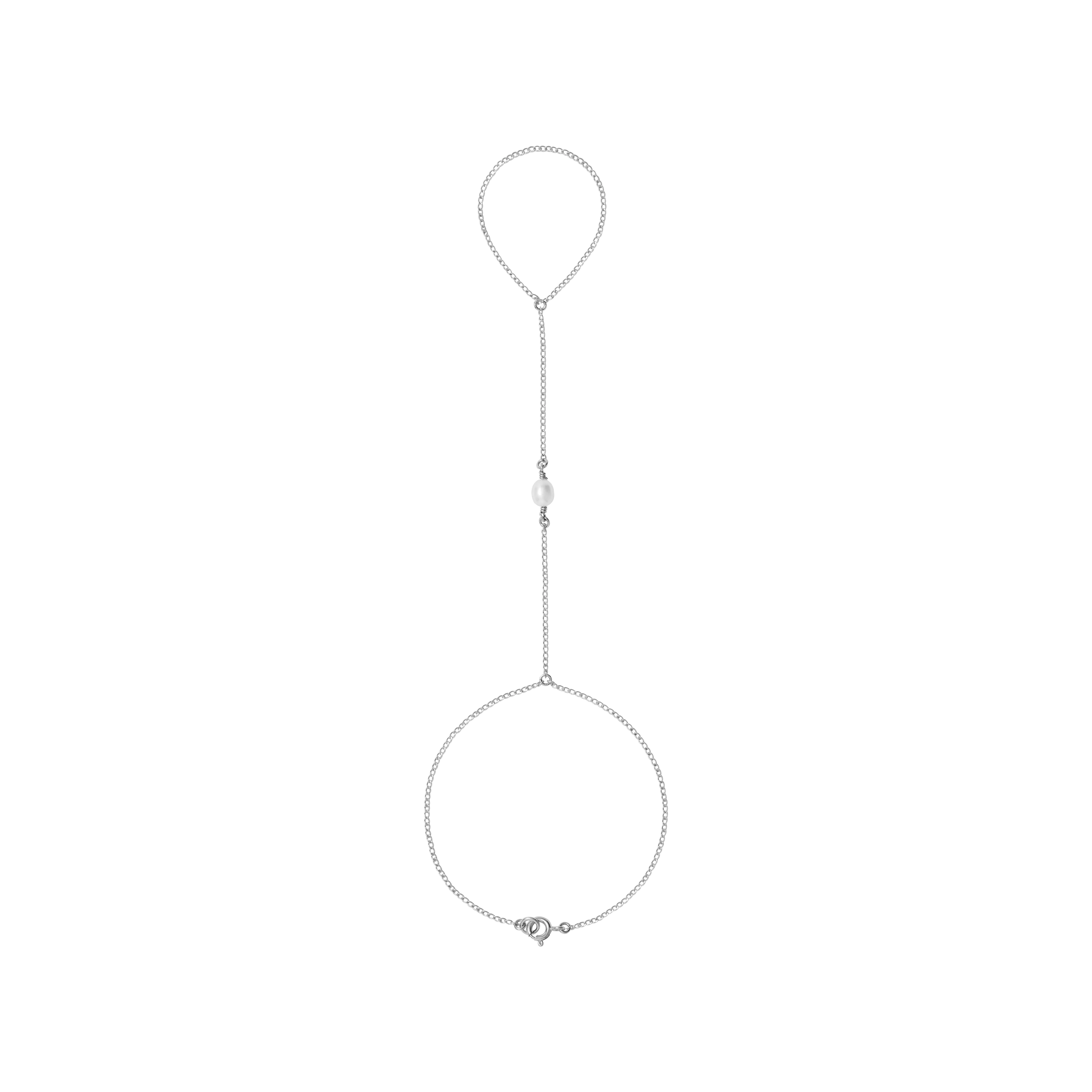 Isabeau AMJ Forever Hand Chain - Silver