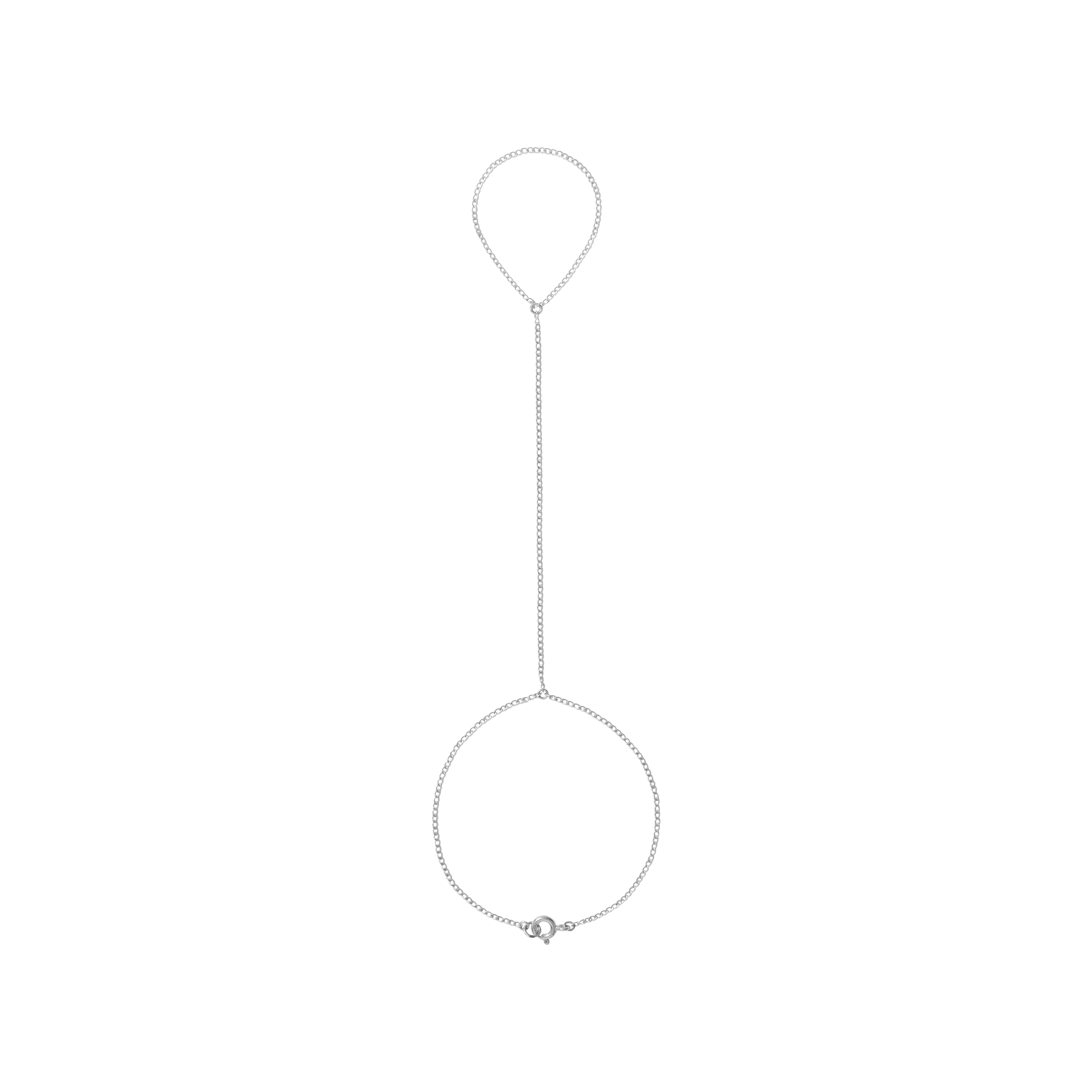 Laila AMJ Forever Hand Chain - Silver