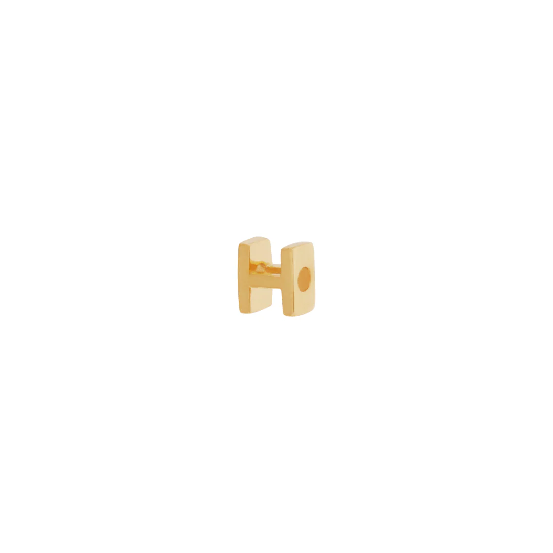 Letter Slider Charm - Gold - Image 8
