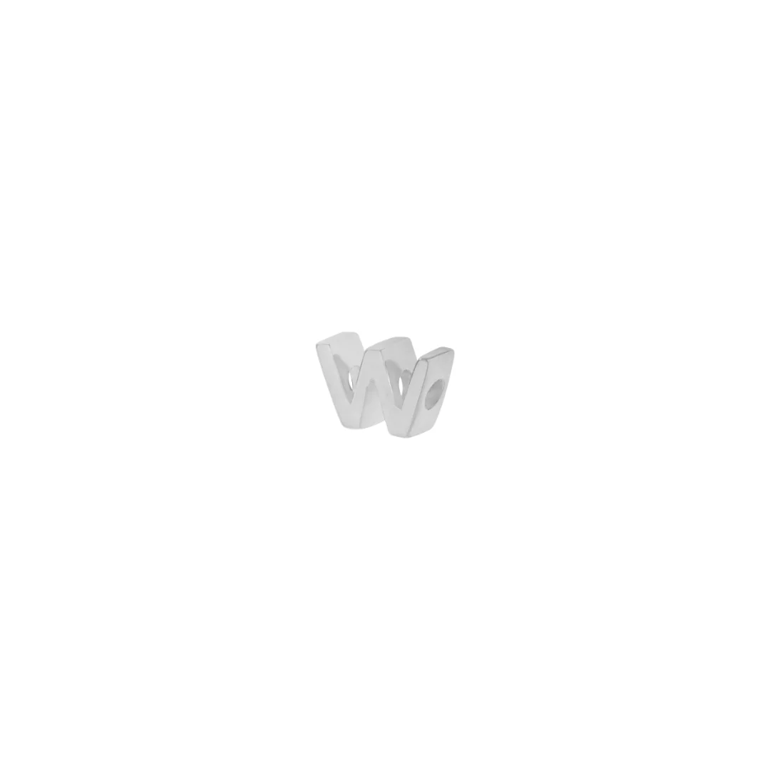 Letter Slider Charm - Silver - Image 23