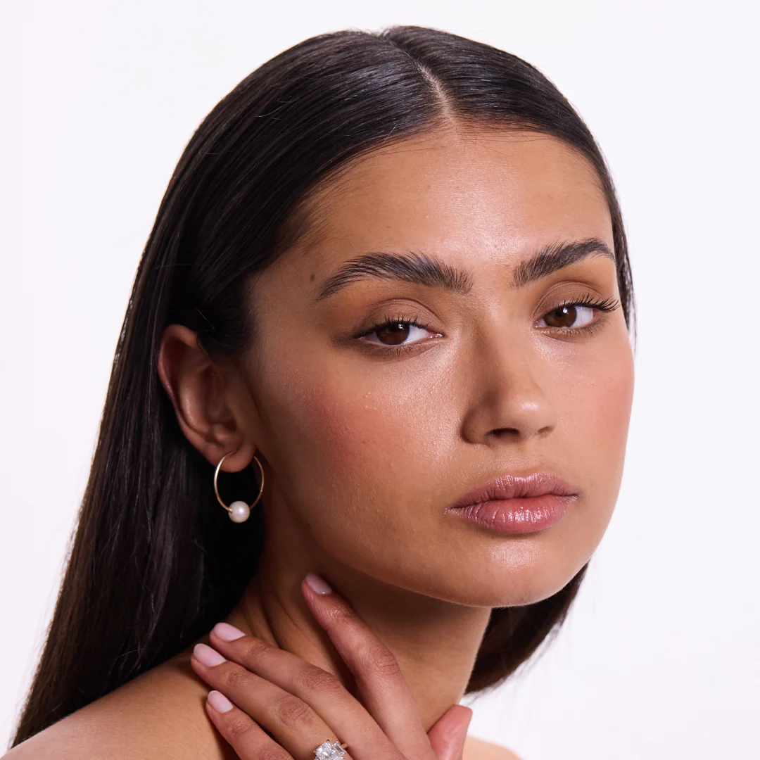 Naomi Earrings 24mm - Gold - Image 2
