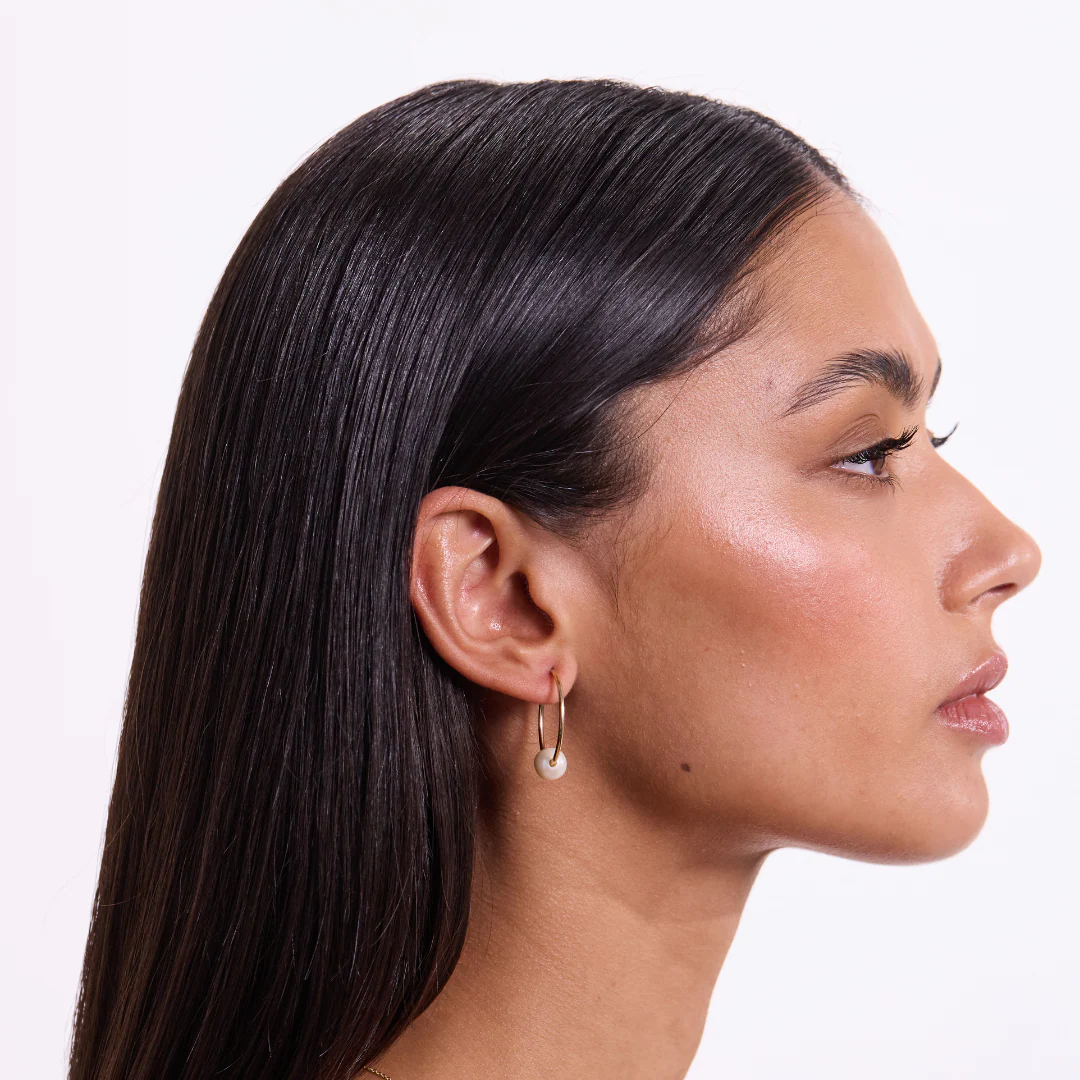 Naomi Earrings 24mm - Gold - Image 3