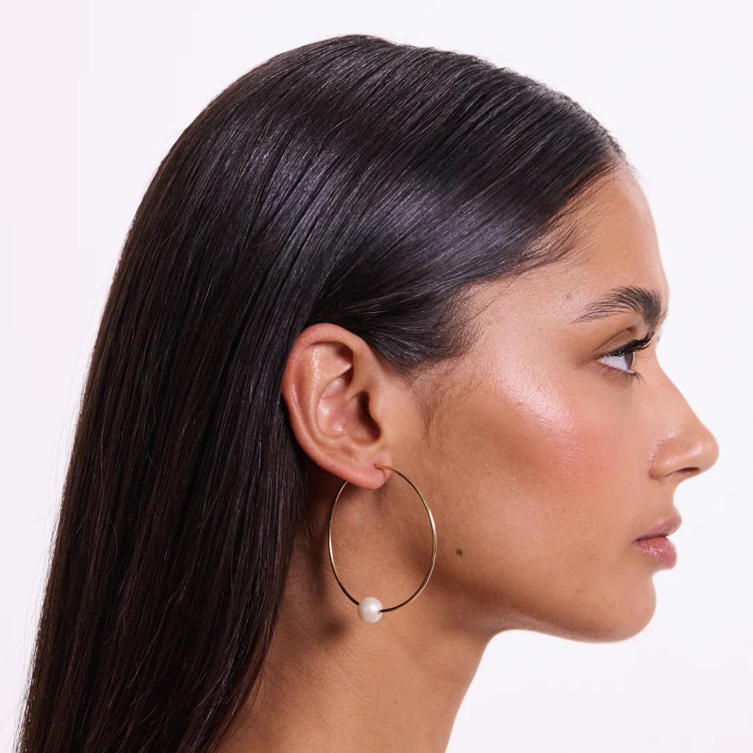 Naomi Earrings 50mm - Gold - Image 2