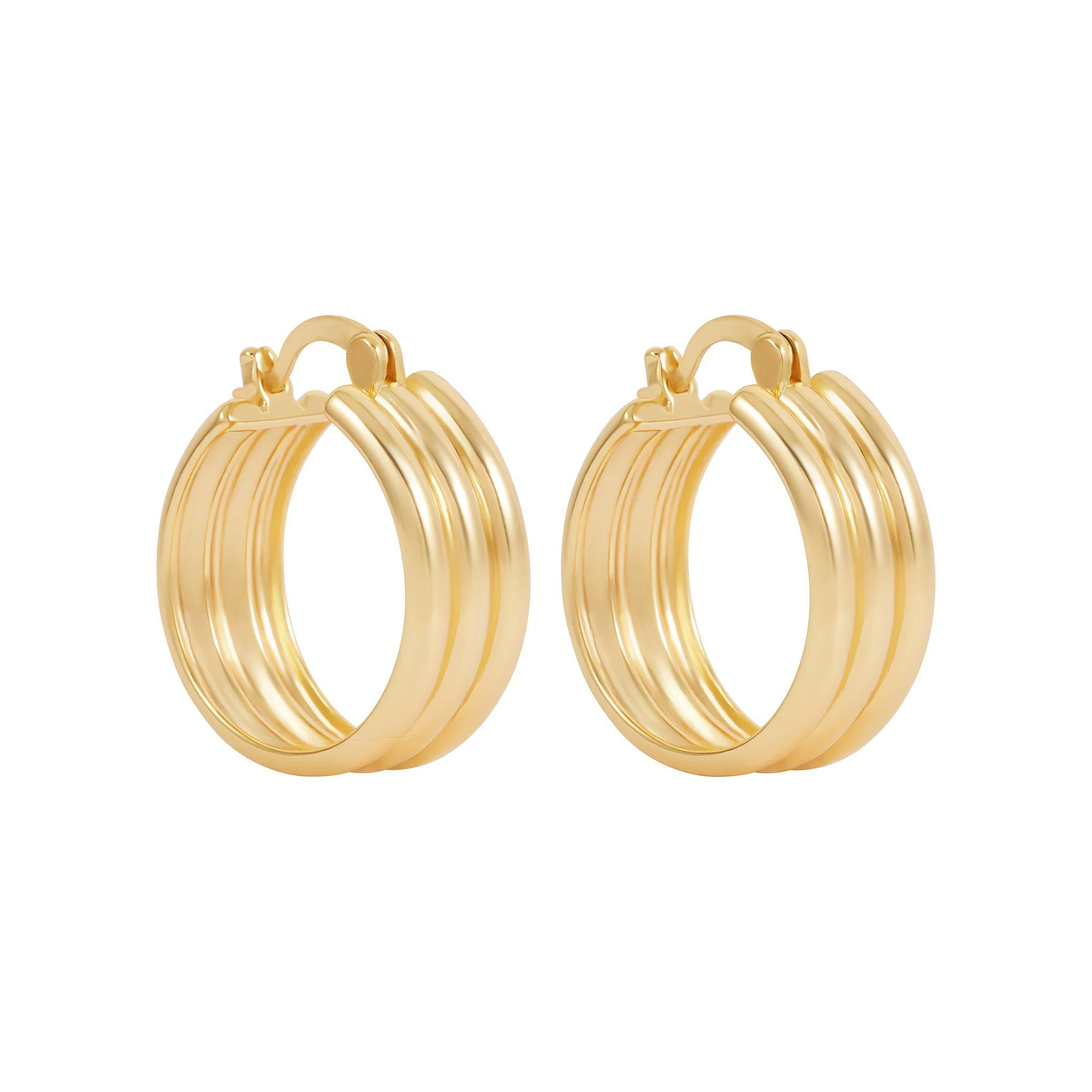Tessa Hoop Earrings - Gold